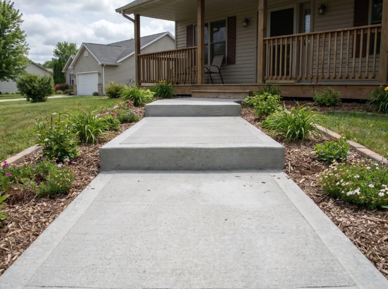 Concrete Walkways in Williamsburg